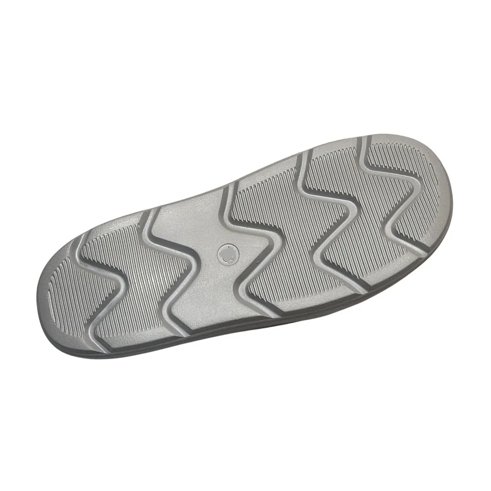 All in Motion Mens Archie Recovery Slide Sandals Gray Contoured Footbed Slip On‎